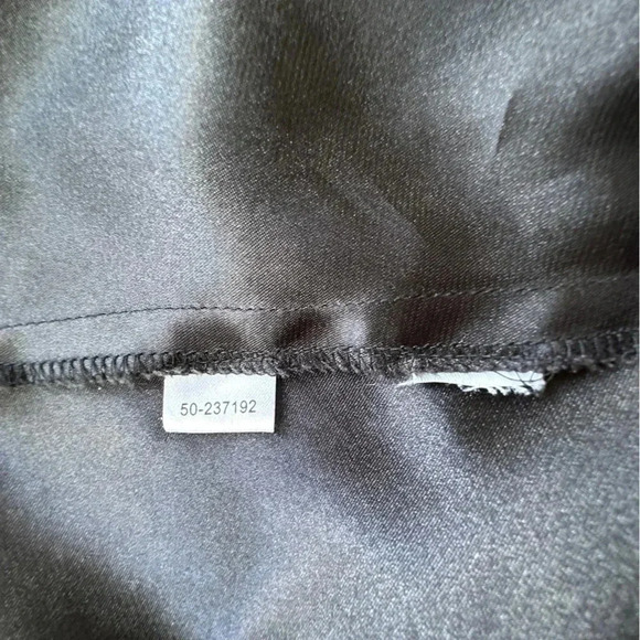 ANN TAYLOR | NWOT | BLACK SLEEVELESS TIERED RUFFLE DRESS | SIZE: 8 - Picture 8 of 9